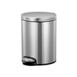 BYFT008584 EKO Trash Bin 5 Ltr Silver Stainless Steel Set of 1.png