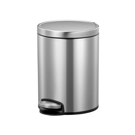 BYFT008584 EKO Trash Bin 5 Ltr Silver Stainless Steel Set of 1.png