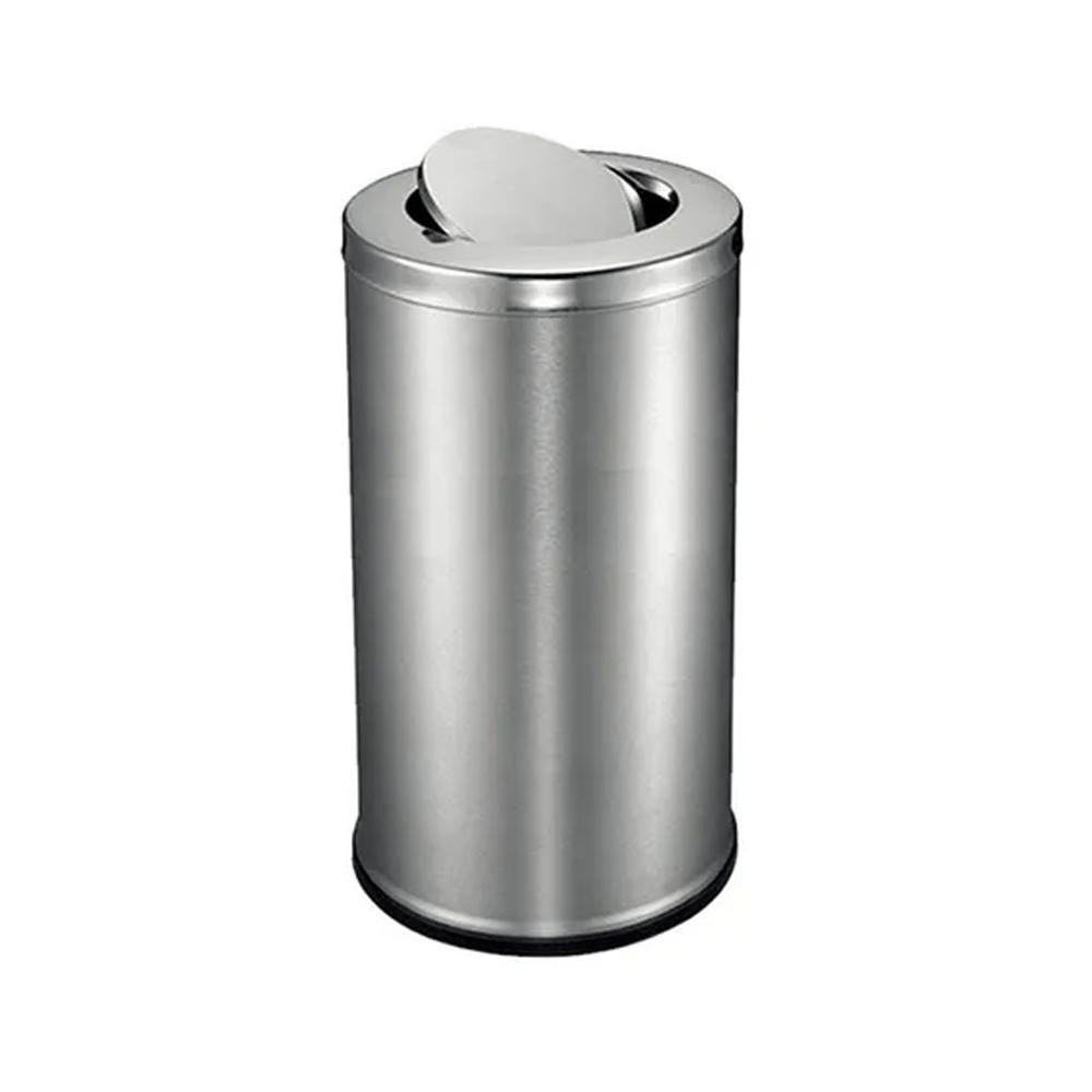 BYFT008586 EKO Swing Top Bin 56 Ltr Silver Stainless Steel Set of 1.png