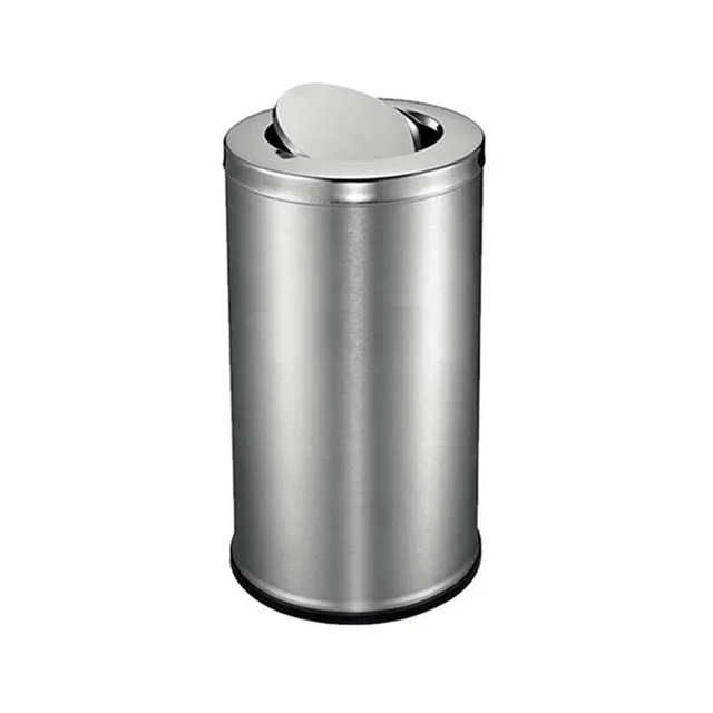 BYFT008586 EKO Swing Top Bin 56 Ltr Silver Stainless Steel Set of 1.png