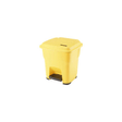 BYFT008616 Rothopro Trash Can with Pedal 35 Ltr Yellow Black Plastic Set of 1.png