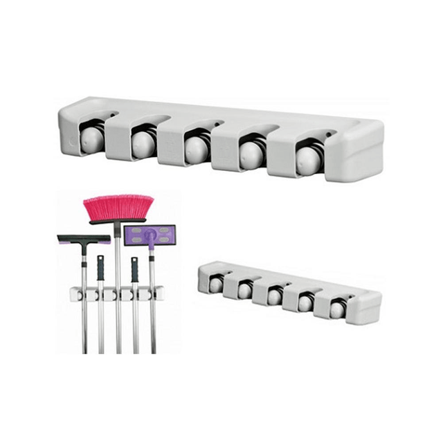 BYFT008622 DAT Mop _ Broom Holder Blue Plastic Set of 1.png