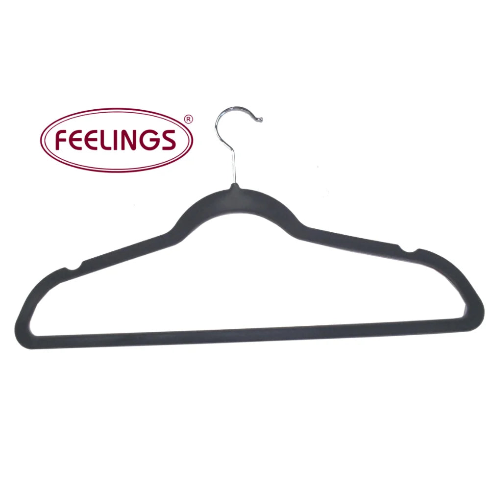 feelings velvet hanger plastic for home use