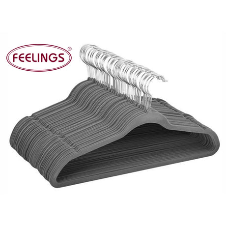 feelings velvet hanger plastic for home use