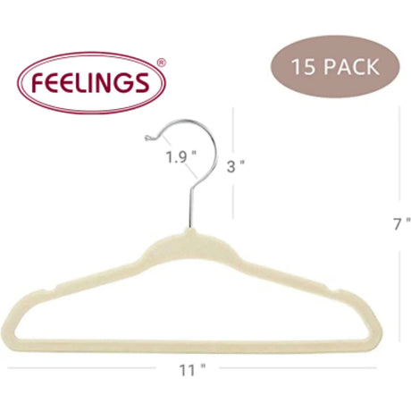 feelings velvet hanger plastic for home use