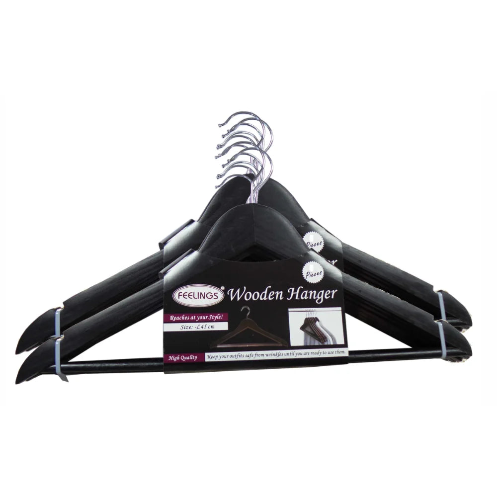 feelings wooden hanger