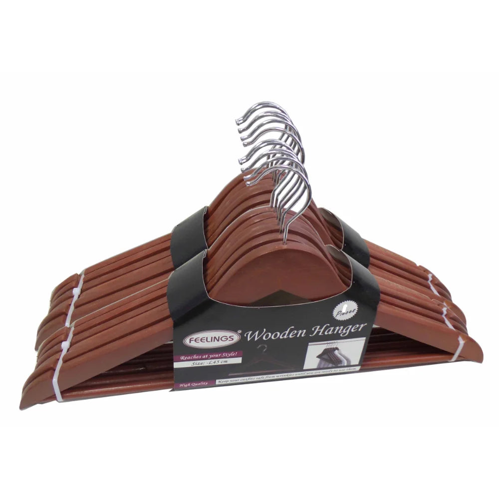 feelings wooden hanger