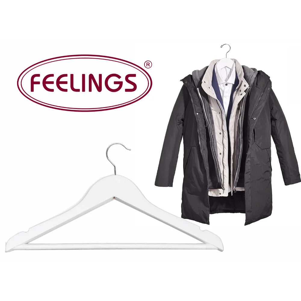 feelings wooden hanger