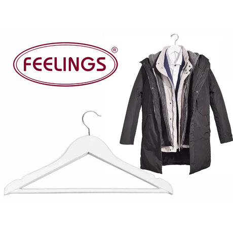 feelings wooden hanger