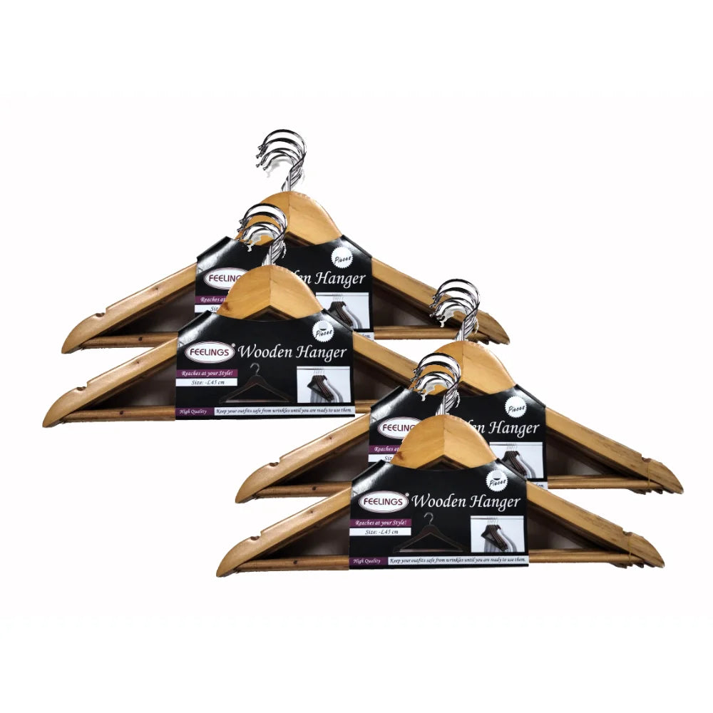 feelings wooden hanger