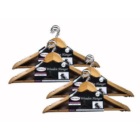 feelings wooden hanger