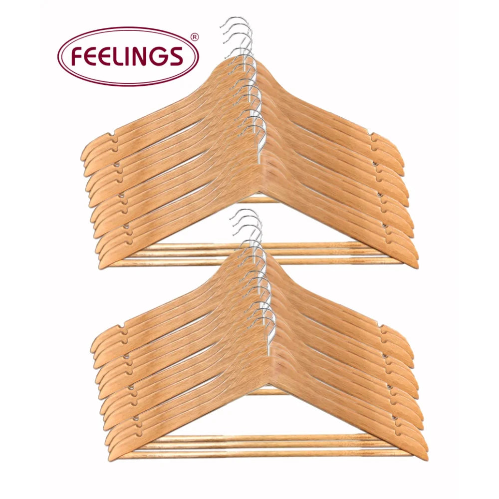 feelings wooden hanger