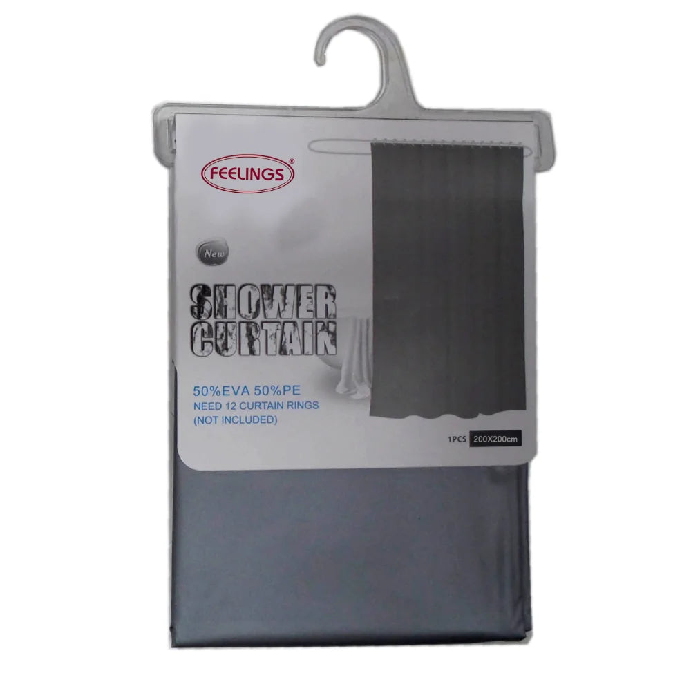 feelings bath shower curtain