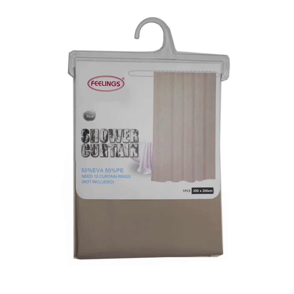 feelings bath shower curtain