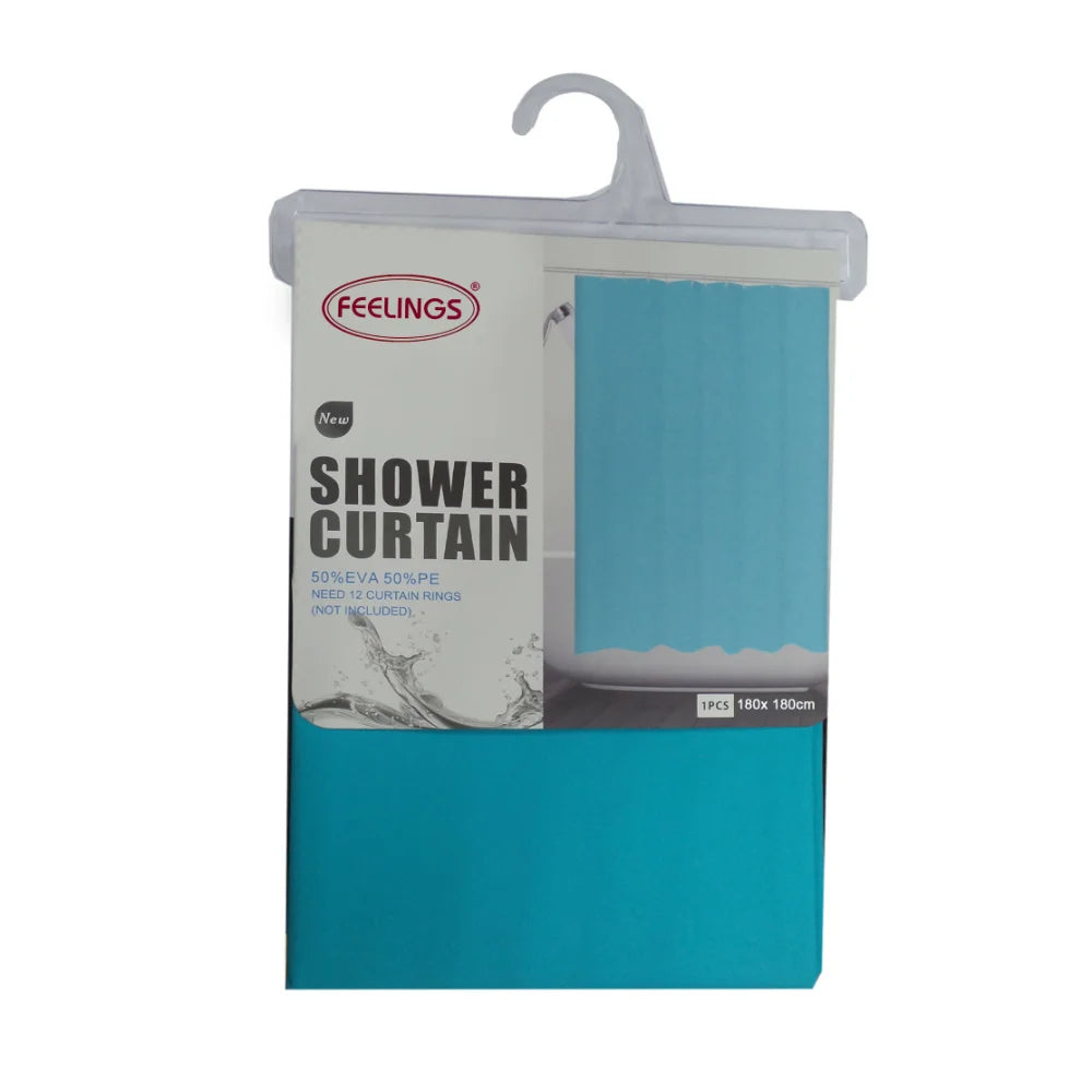 feelings bath shower curtain