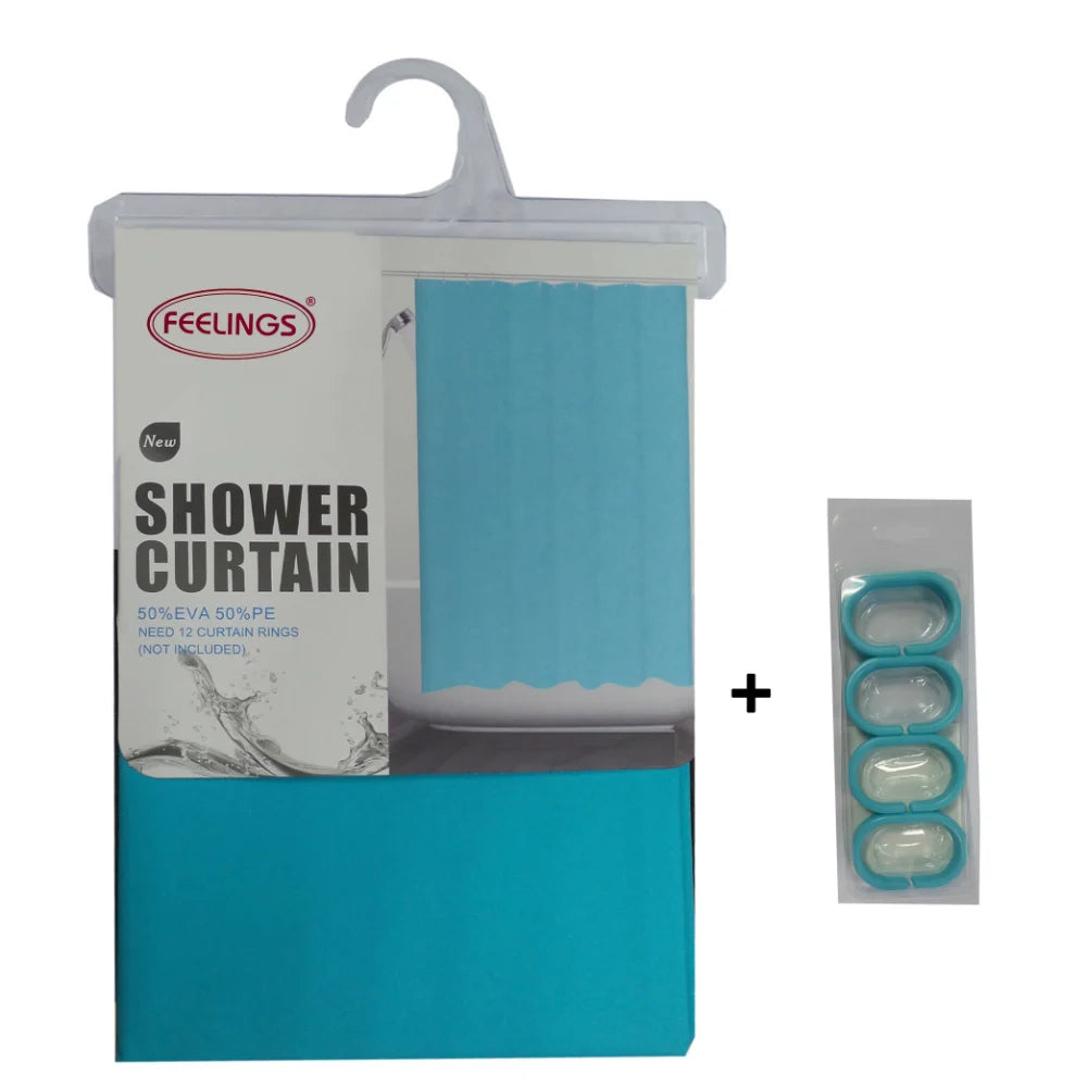 feelings bath shower curtain