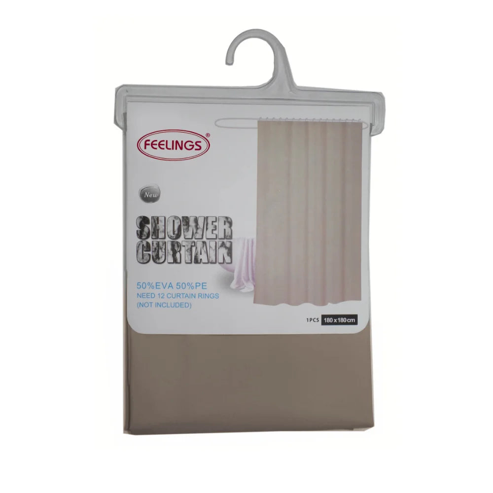 feelings bath shower curtain