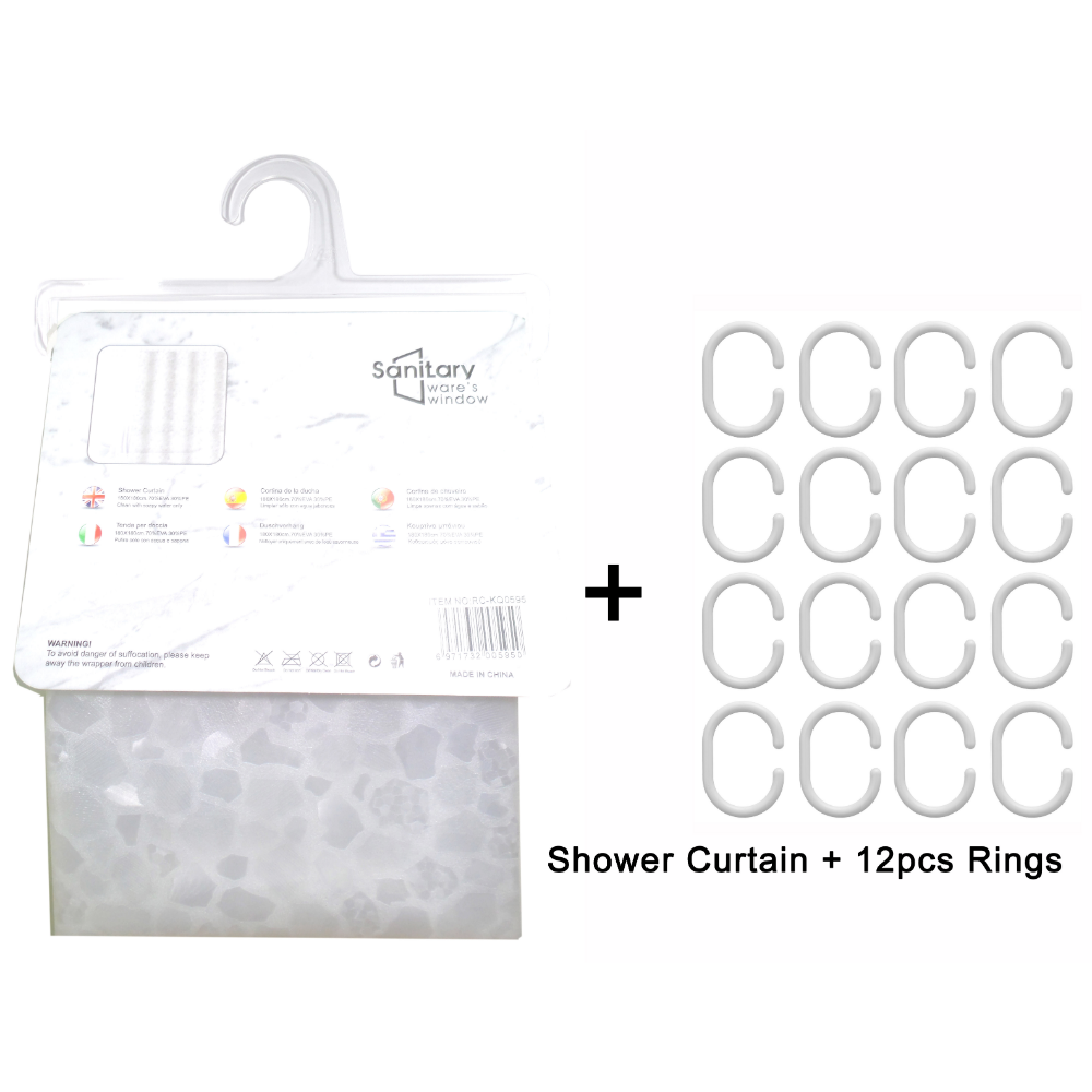 feelings bath shower curtain