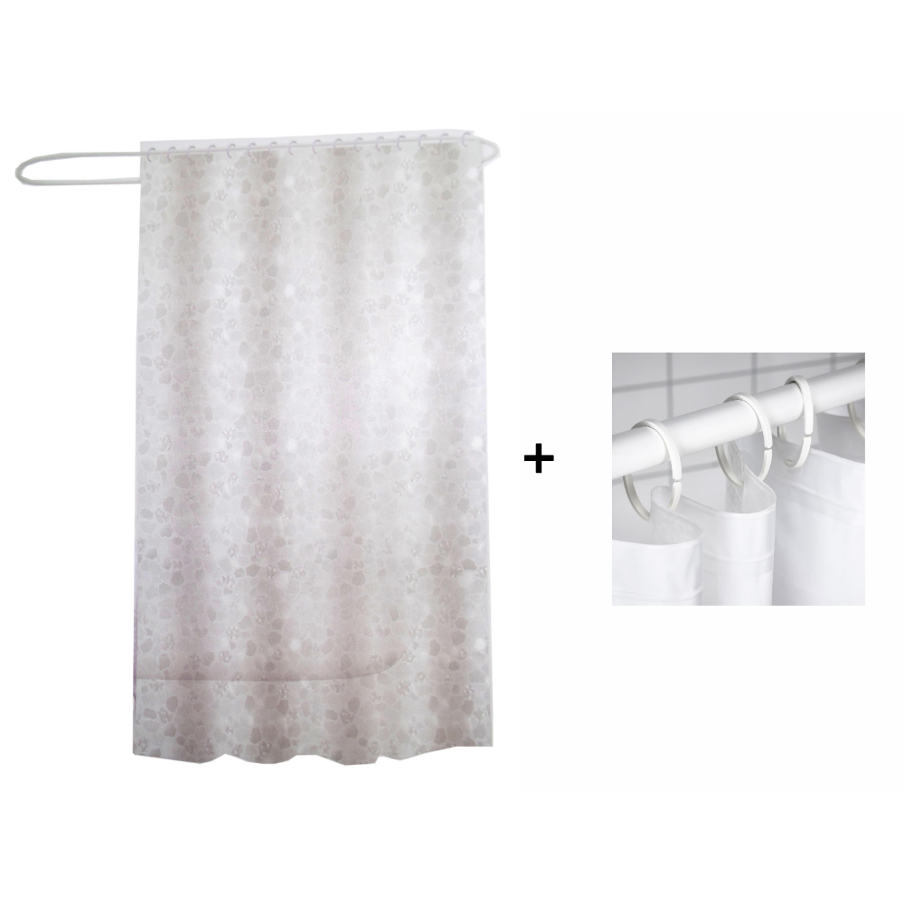 feelings bath shower curtain