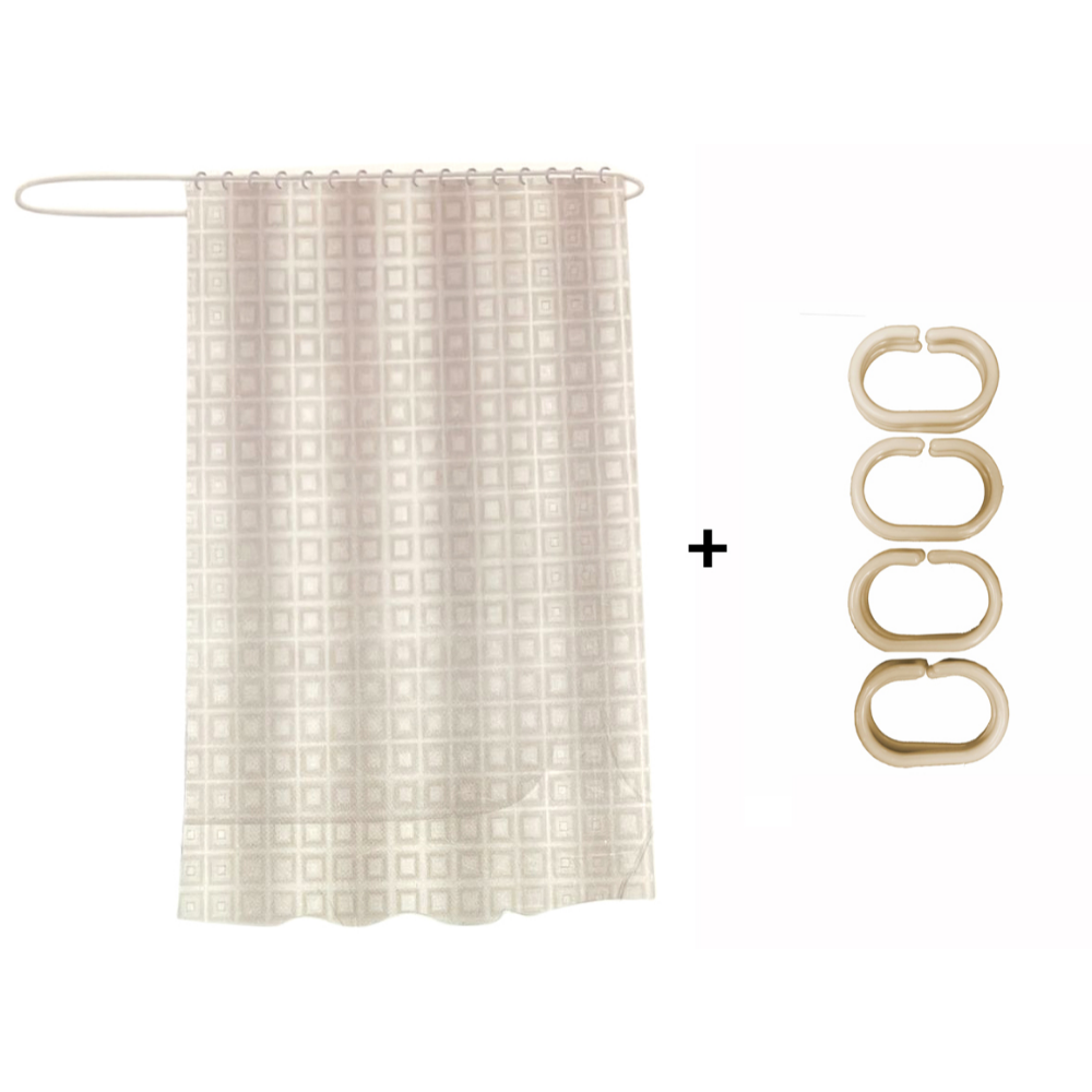 feelings bath shower curtain