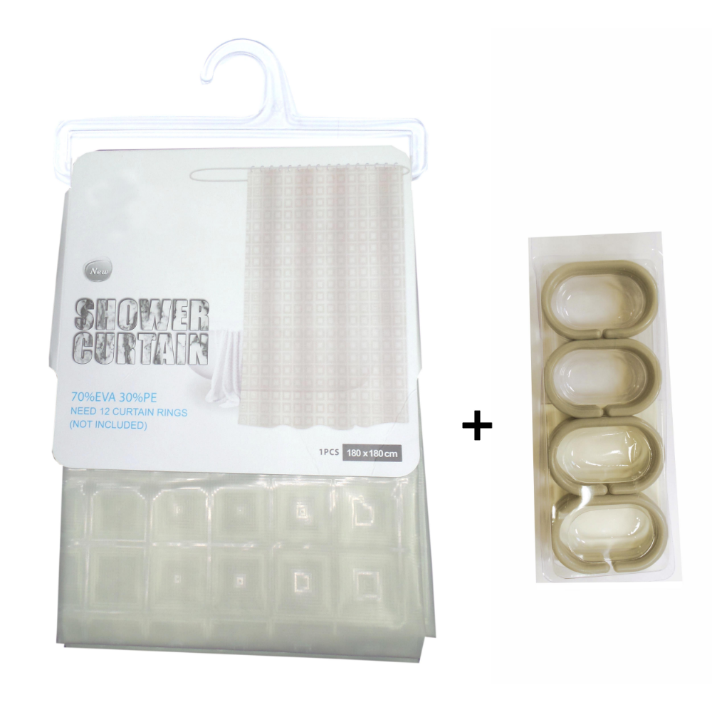 feelings bath shower curtain