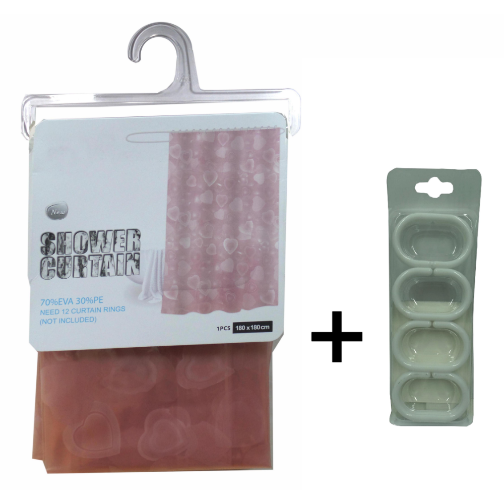 feelings bath shower curtain