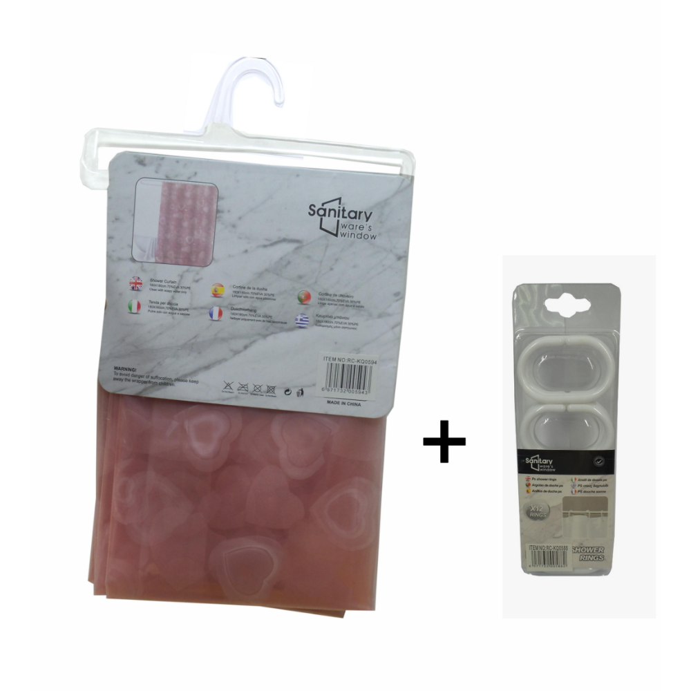 feelings bath shower curtain