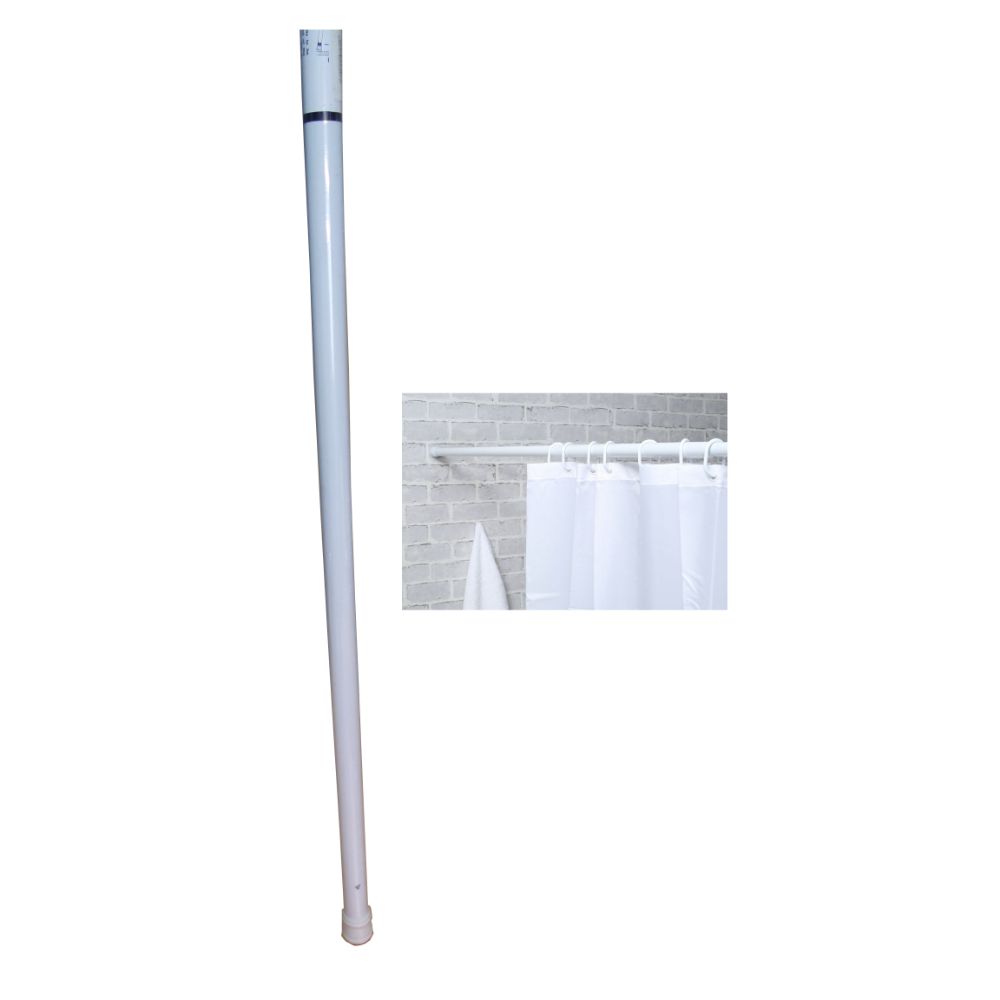 feelings shower curtain rod 190 cm for bathroom