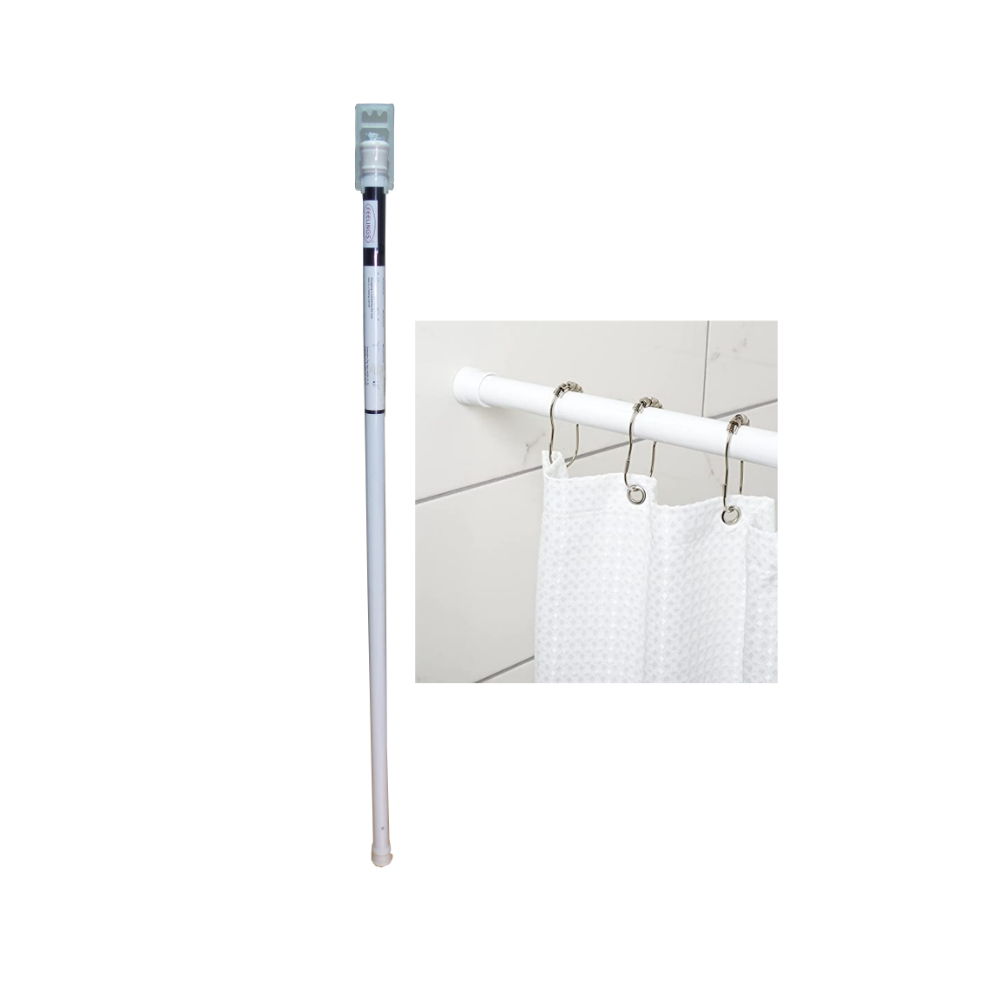feelings shower curtain rod 190 cm for bathroom