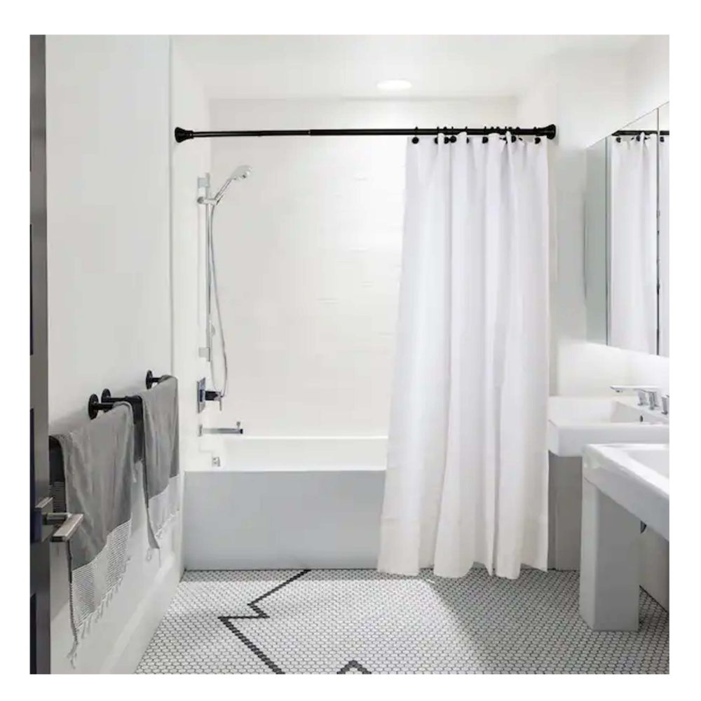feelings shower curtain rod 190 cm for bathroom
