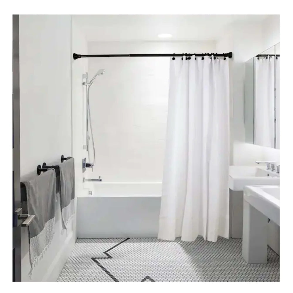 feelings shower curtain rod 190 cm for bathroom