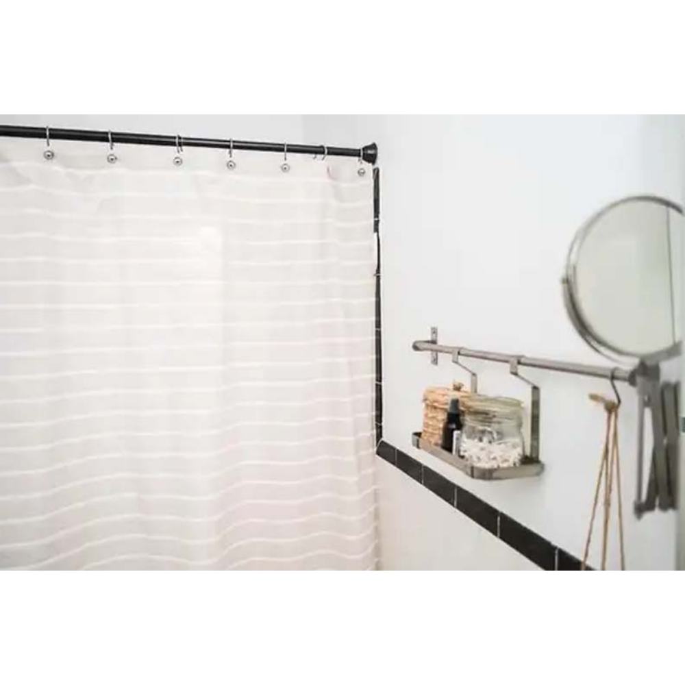 feelings shower curtain rod 190 cm for bathroom