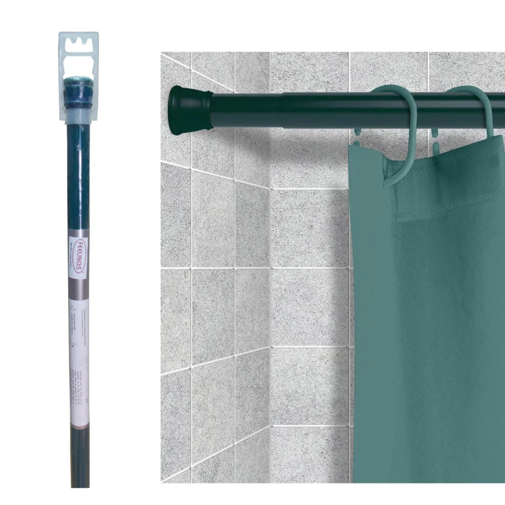 feelings shower curtain rod 190 cm for bathroom