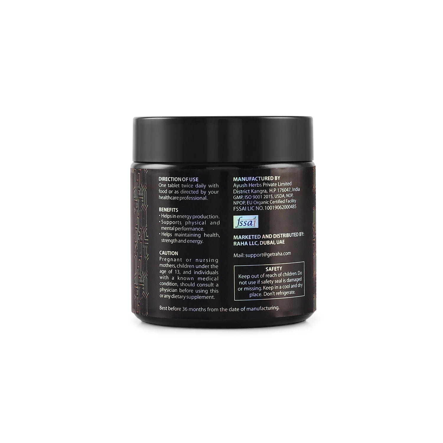 raha 100 men s health formulation