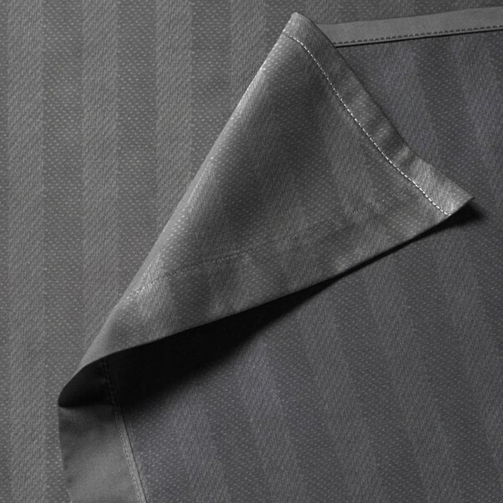 BYFT Tulip - Flat Sheet 1 Cm Satin Stripe| Cotton, 300 TC, Soft & Luxurious Bed Linen
