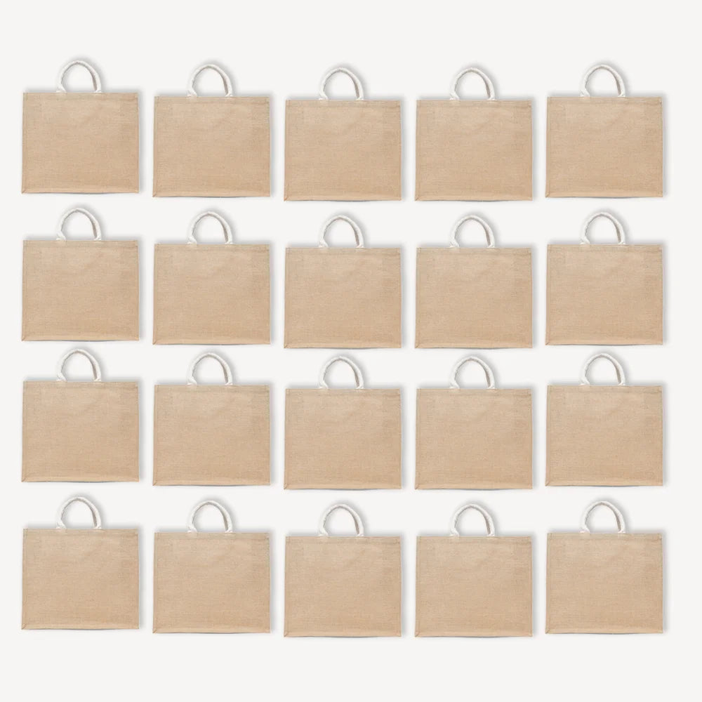 byft laminated jute tote bags with gusset natural reusable eco friendly shopping bag jttbts145176