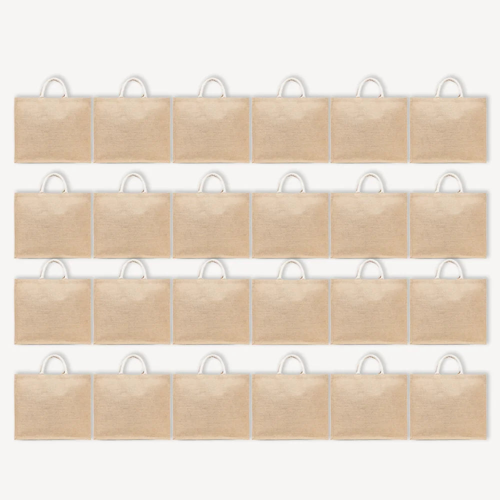 byft laminated jute tote bags with gusset natural reusable eco friendly shopping bag jttbts145176