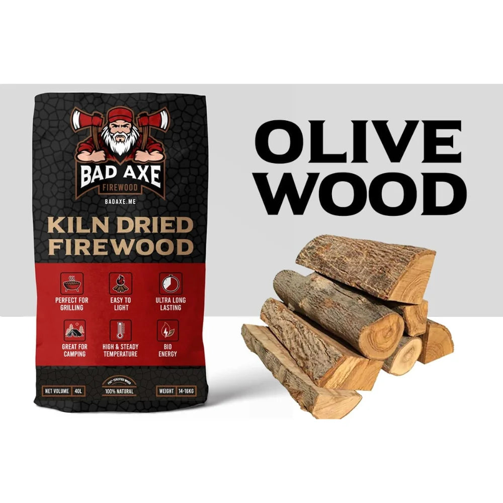 BYFT011976 Bad Axe Firewood Olive 40L Sack Approx 15kg.webp
