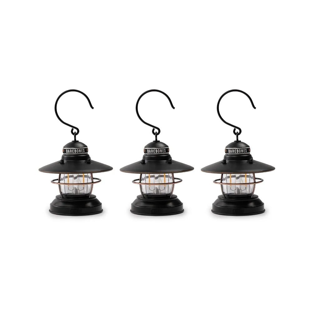 Barebones - Edison Mini Lantern (Bronze) 3 Pack