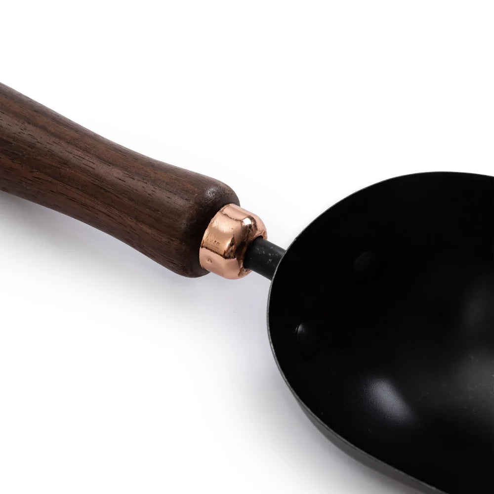 BYFT011999 Barebones Garden Spoon Stainless Steel Small Walnut Black C.webp