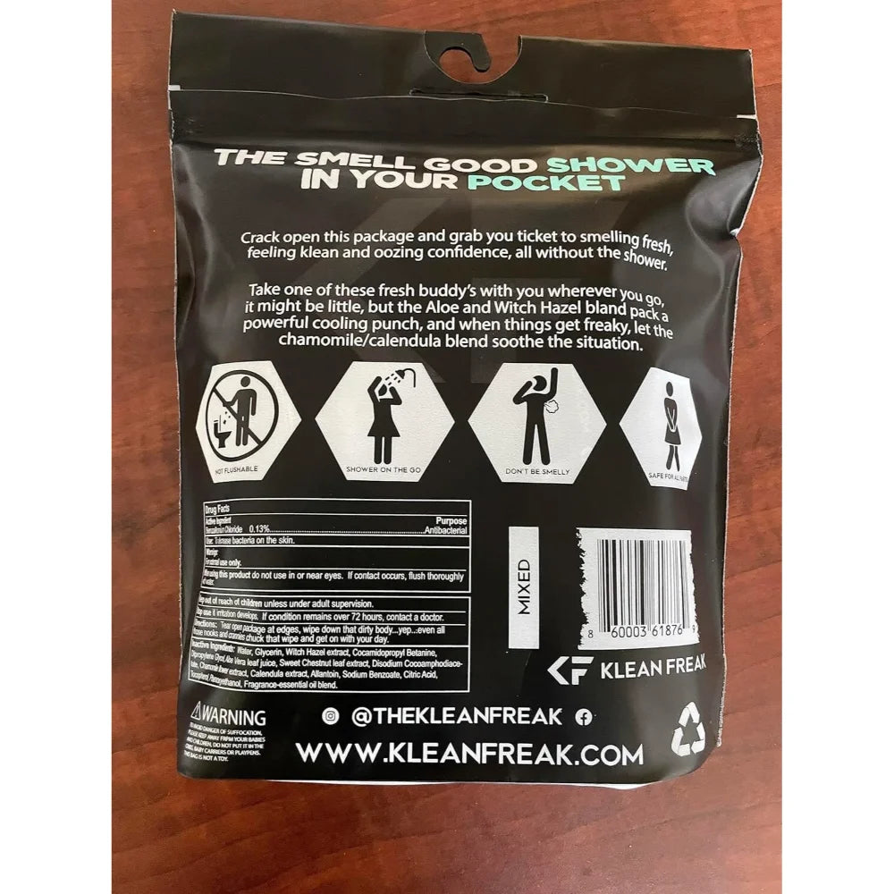 BYFT012063 Klean Freak Body Wipes Dozen Pack Peppermint D.webp