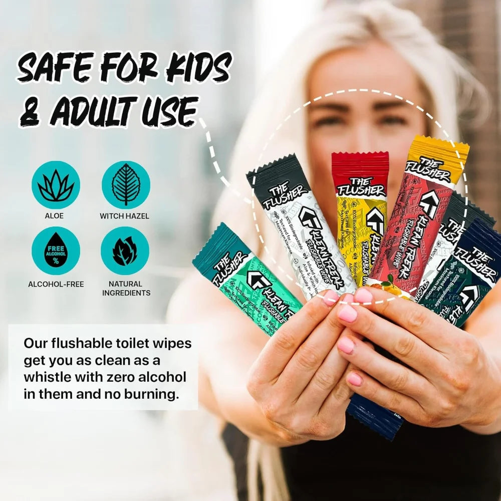 BYFT012079 Klean Freak The Flusher wipes 100 Pack Spearmint Rush C.webp