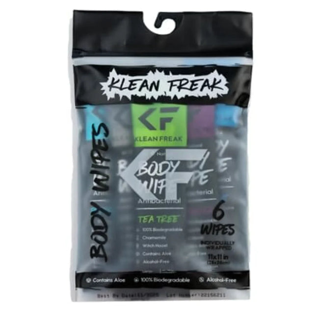 BYFT012087 Klean Freak Body Wipes Trial Pack 6 Wipes.webp