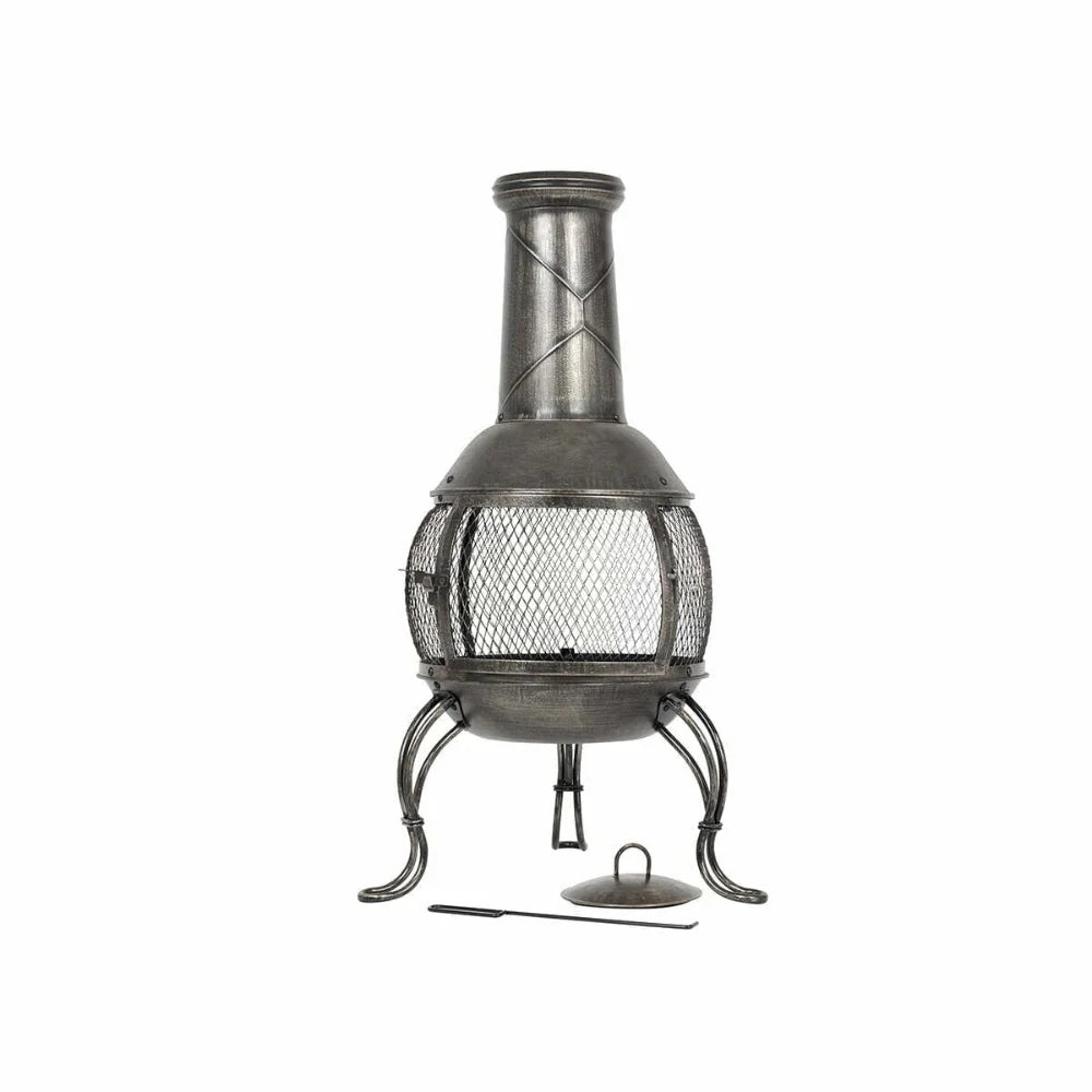 BYFT012102 La Hacienda Leon Mesh Steel Chimenea Large B.webp