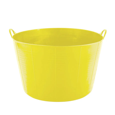 BYFT012284 Red Gorilla Tubs Recycled Black Tubs Extra Large 75L Yellow .webp