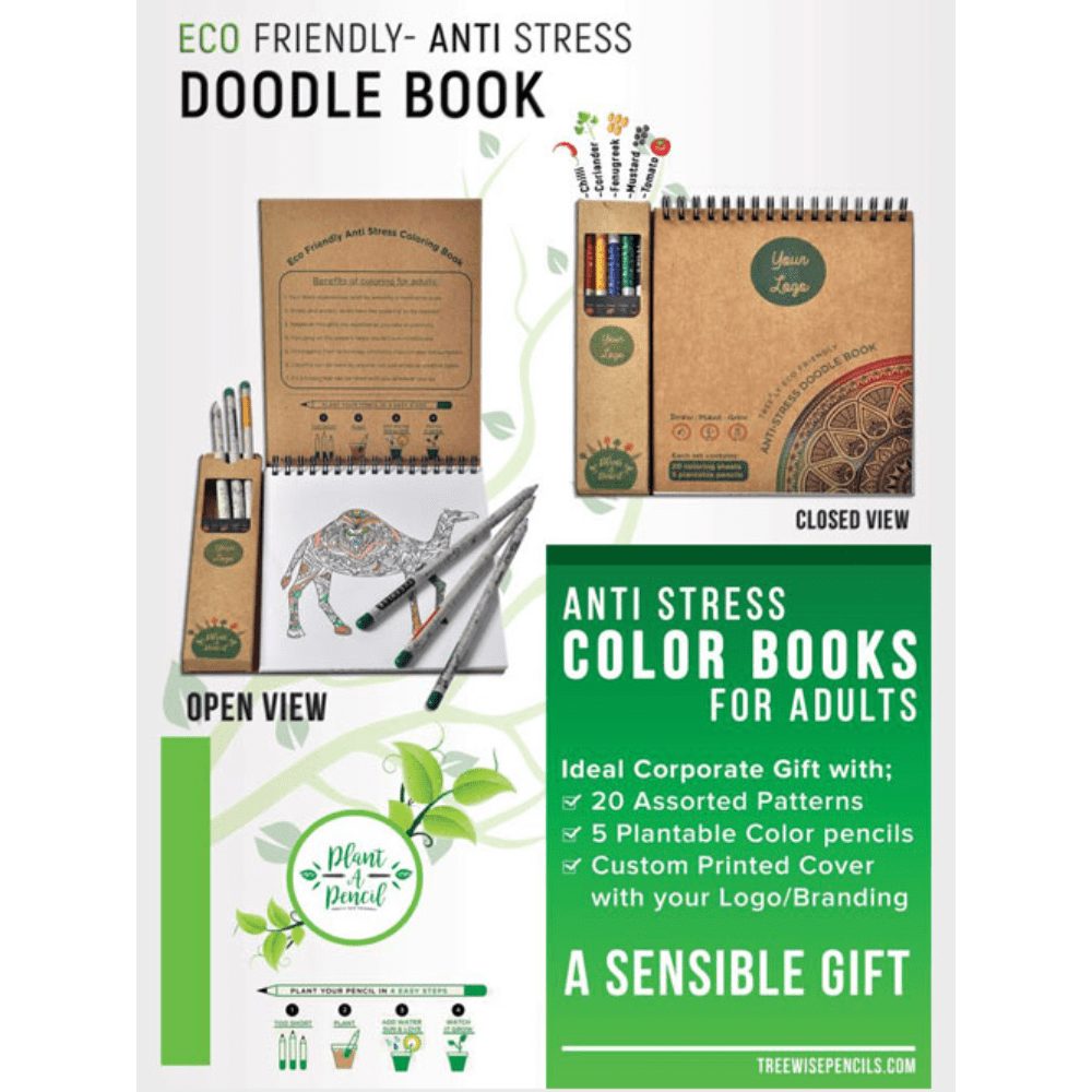 BYFT012848 Anti Stress Doodle Book Adult