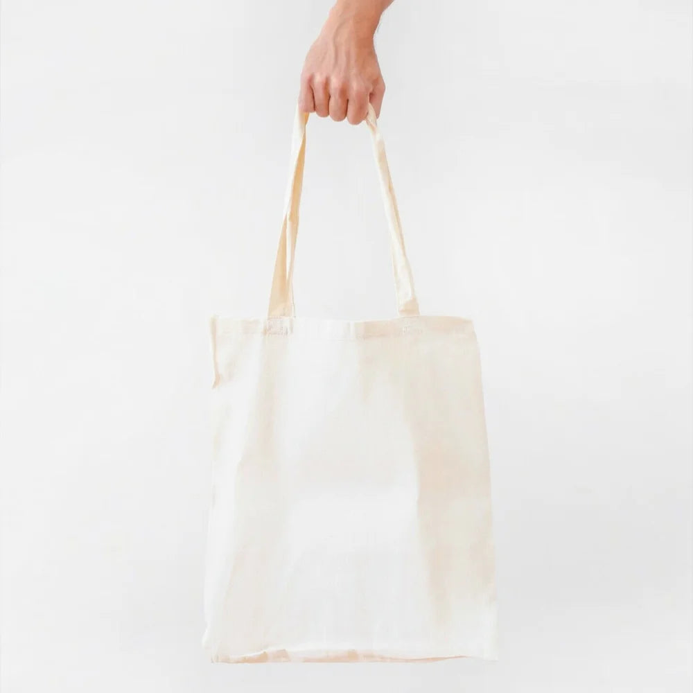 BYFT013984 BYFT Natural Cotton Flat Tote Bag Plain A
