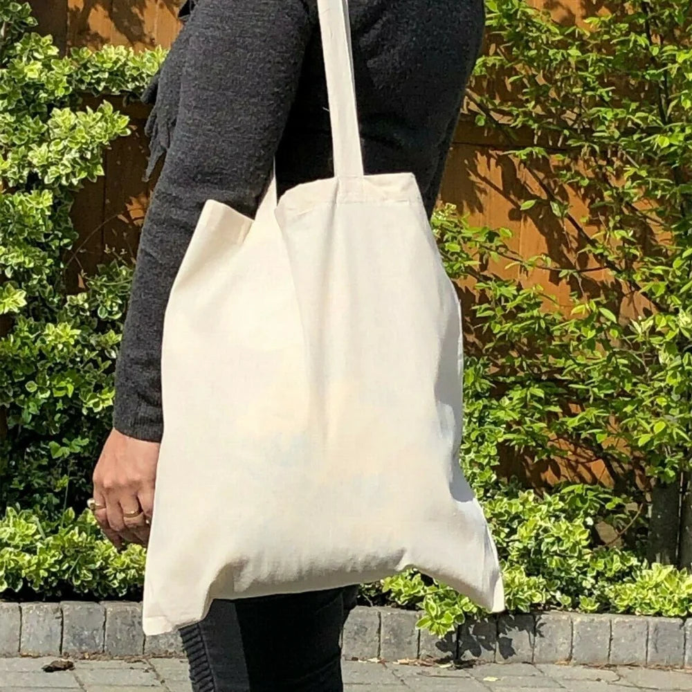 BYFT013984 BYFT Natural Cotton Flat Tote Bag Plain B