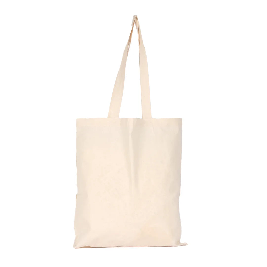 BYFT013984 BYFT Natural Cotton Flat Tote Bag Plain