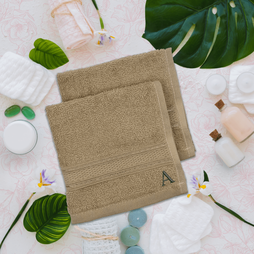 BYFT Daffodil Cotton Face Towel 30 x 30 Cm Luxury - Soft, Absorbent, Quick-Dry Towel